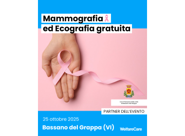 MAMMOGRAFIA ed Ecografia GRATUITA a Bassano del Grappa